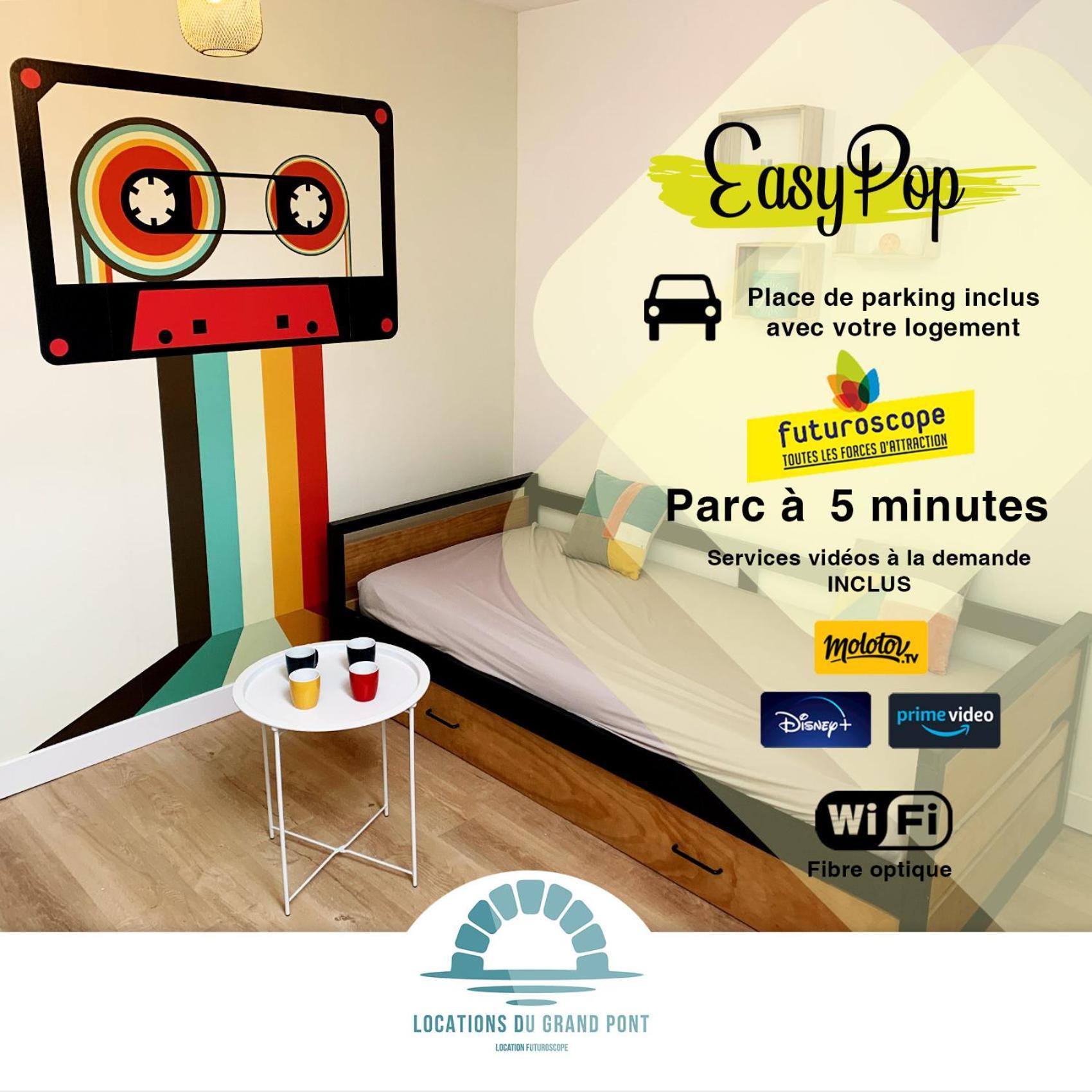 Locations Du Grand Pont - Appart Hotel Poitiers - Futuroscope シャッスヌイユ・デュ・ポワト エクステリア 写真